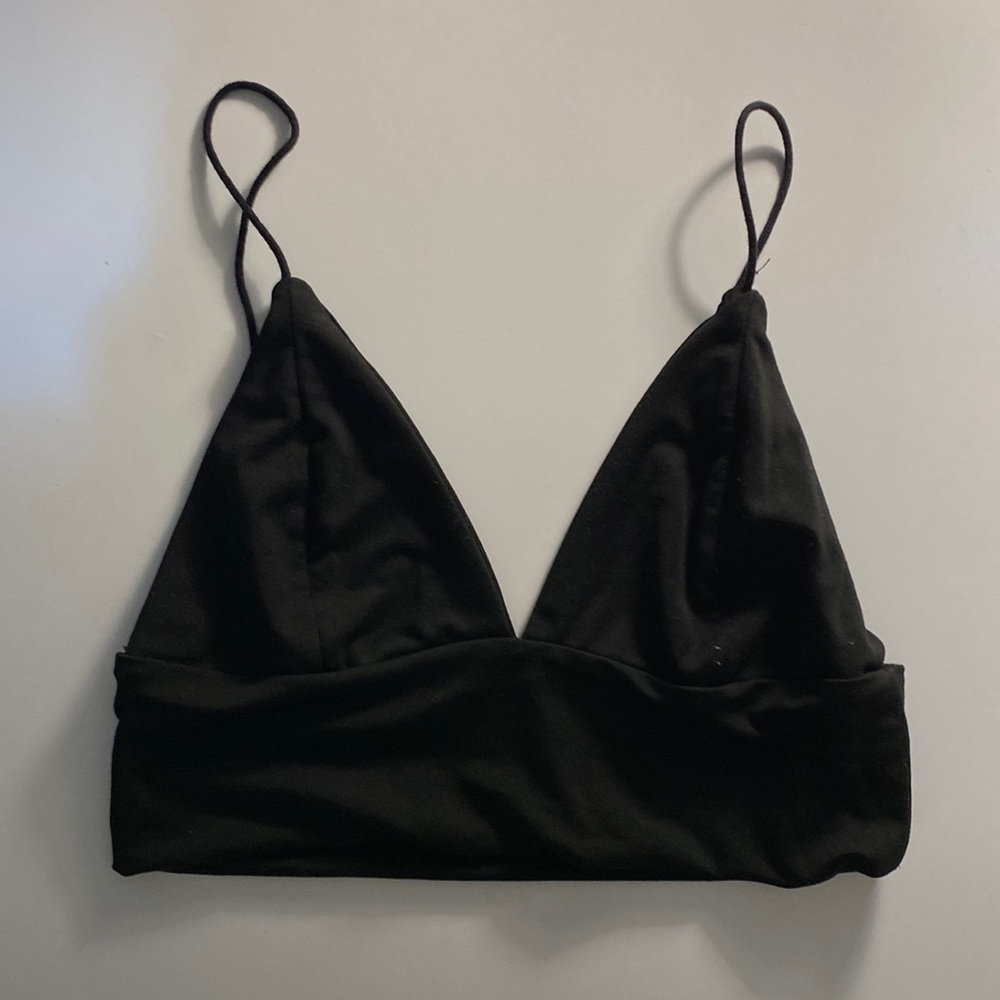 black tank top, crop top